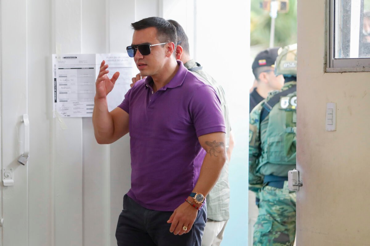 Daniel Noboa fue reelecto como presidente de Ecuador