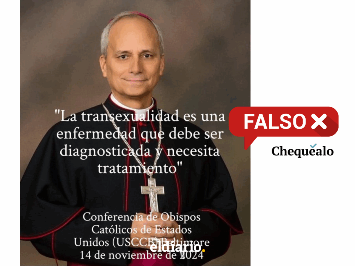 ¿El papa León XIV dijo que “la transexualidad es una enfermedad”?