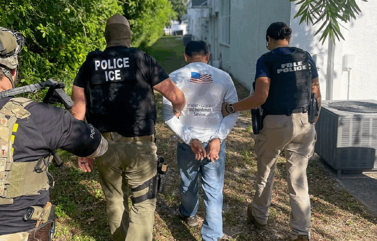 ICE realizó el “mayor operativo migratorio de la historia de Florida” con la detención de 1.100 personas