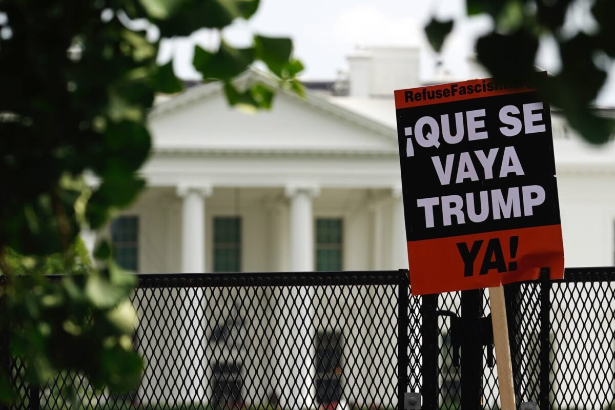 En imágenes: las masivas protestas en Estados Unidos contra las redadas migratorias