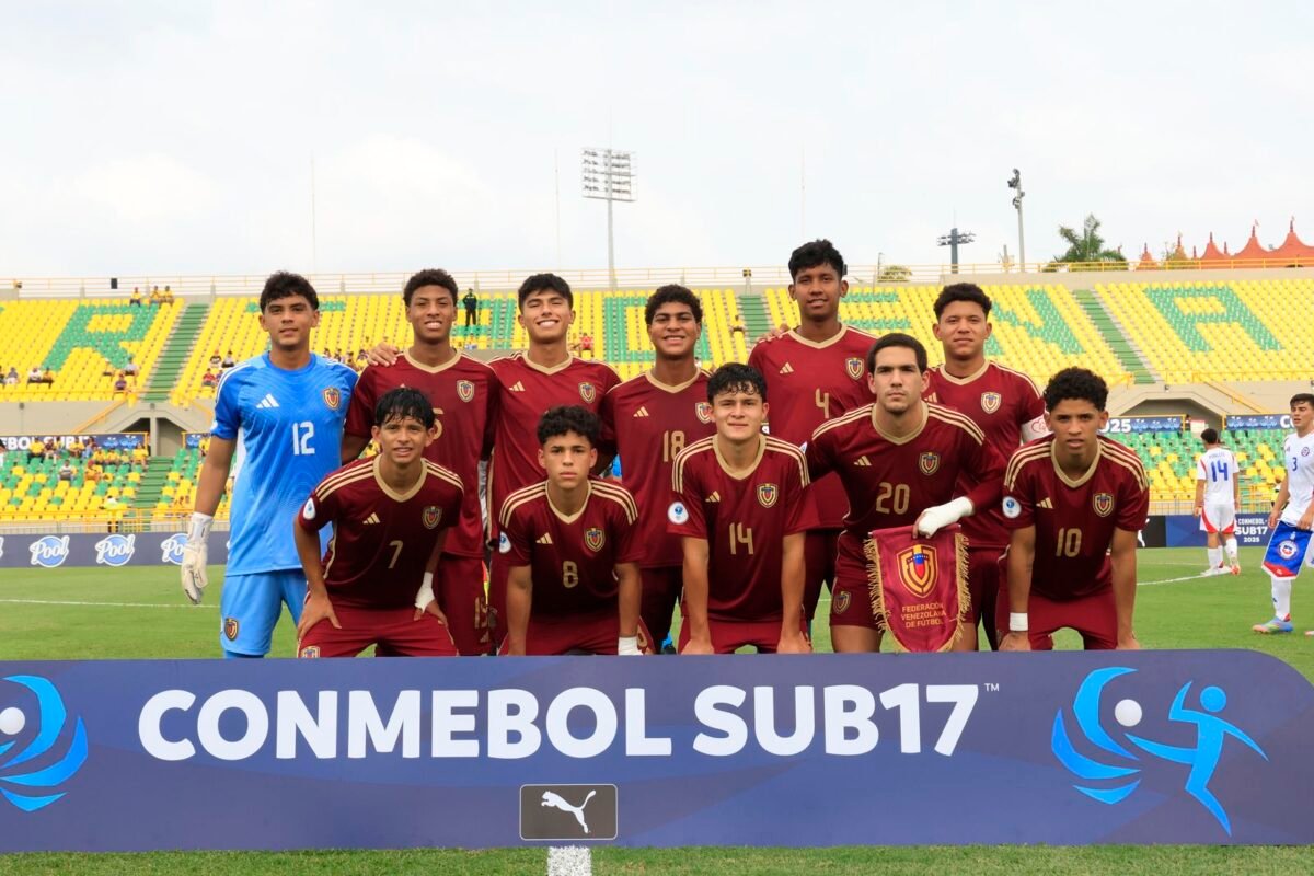 Venezuela goleó a Chile 3-0 y se quedó con el tercer puesto del Sudamericano Sub-17
