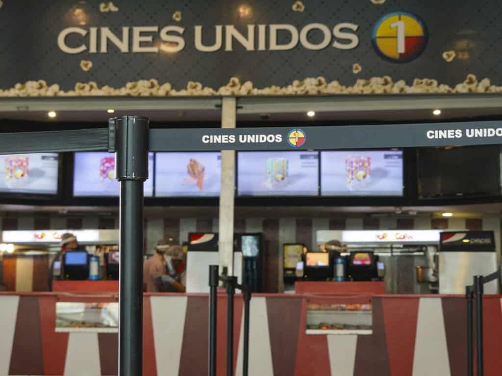 Sala de cine en Caracas