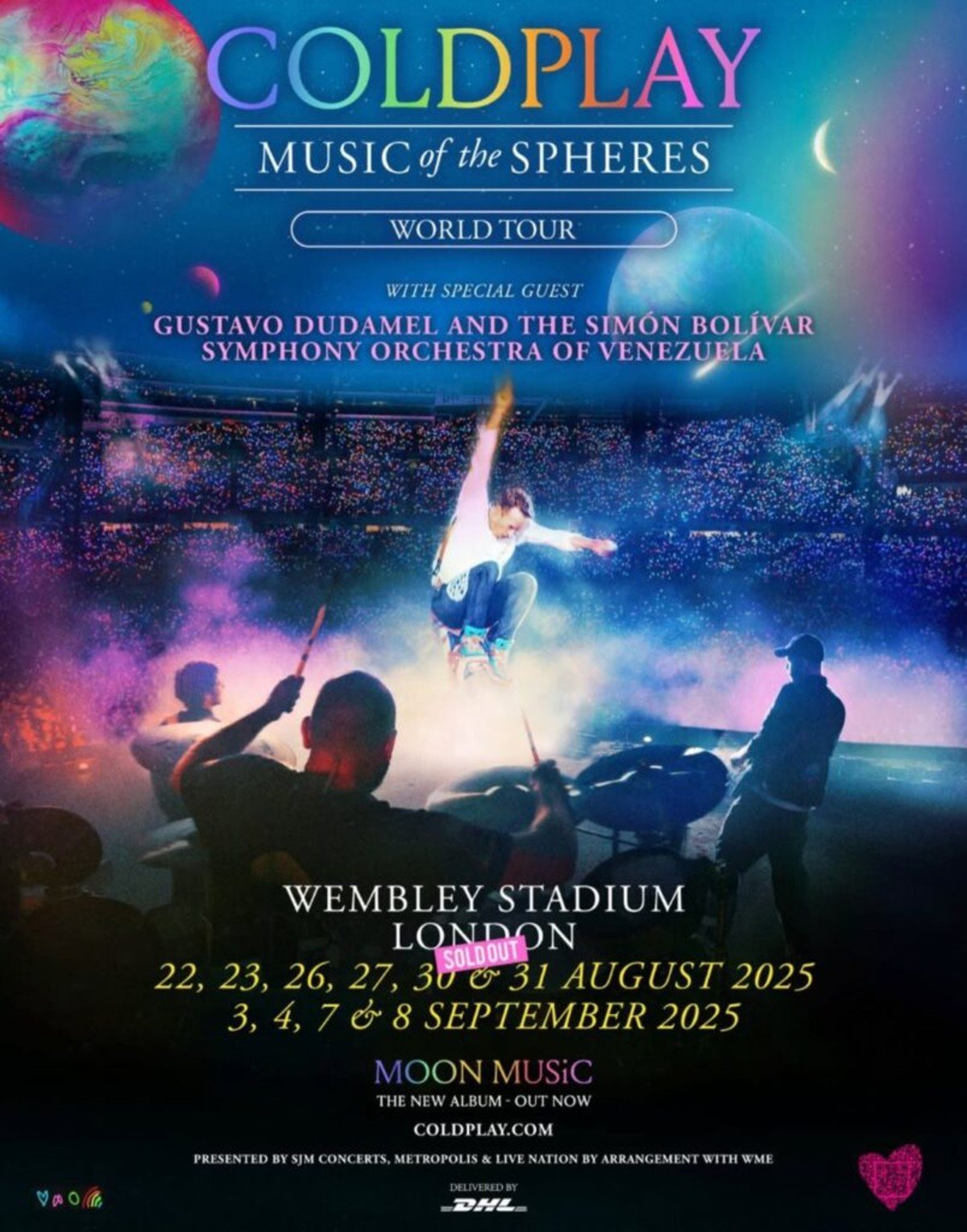 Gustavo Dudamel y la Orquesta Sinfónica Simón Bolívar abrirán los conciertos de Coldplay en Londres