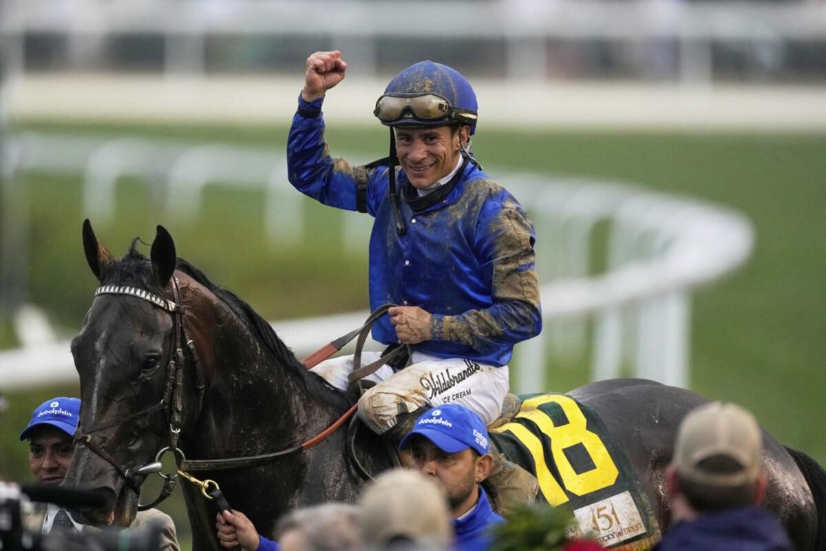 Venezolano Junior Alvarado ganó el Kentucky Derby 2025