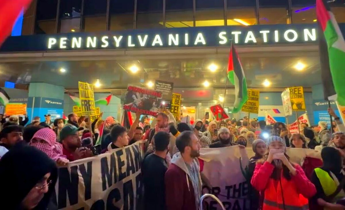 Se registraron protestas en favor de Palestina en Nueva York: lo que se sabe