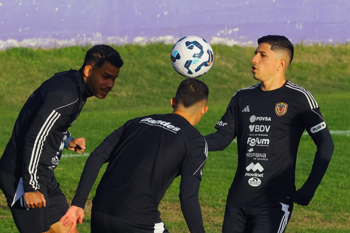 Vinotinto entrenamiento