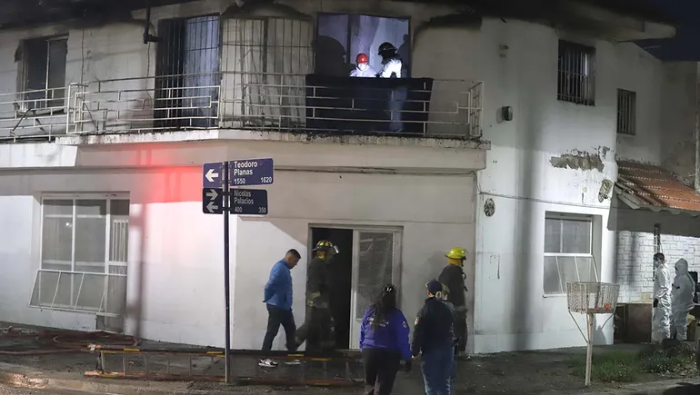 Cuatro miembros de una familia venezolana murieron en un incendio en Argentina