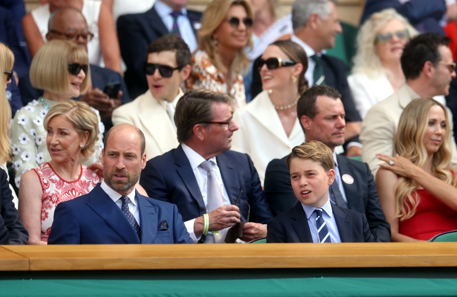 En imágenes: las celebridades que asistieron a la final de Wimbledon