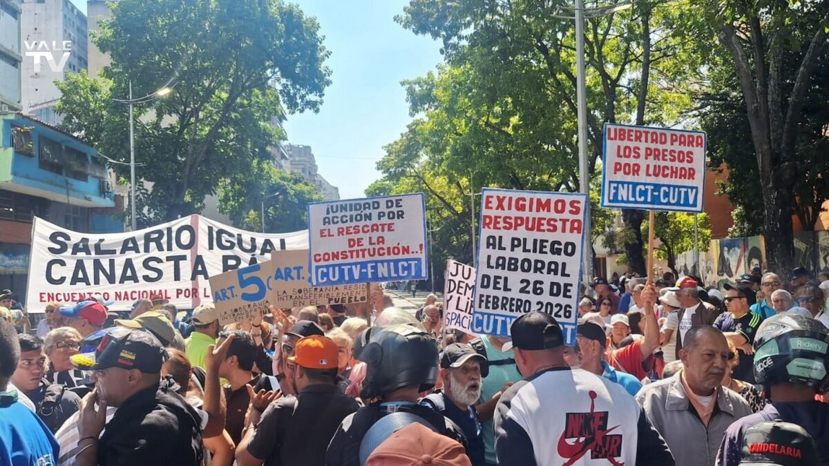 Gremios convocaron una jornada nacional de protestas para exigir salarios dignos en Venezuela