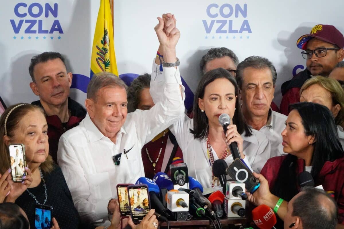 María Corina Machado: Toda la información coincide en que Edmundo González Urrutia obtuvo el 70 % de los votos